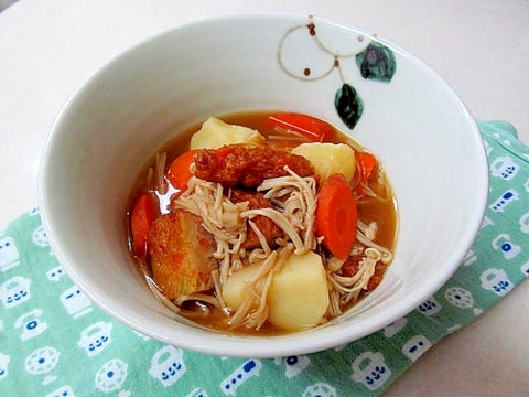 *えのきとさつま揚げの煮物*